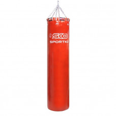 Boxing bag Sportko 180/45/80 with chains MP-01 red