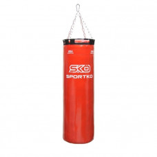 Boxing bag Sportko with chains MP-6/1 red