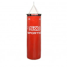 Boxing bag Sportko Elite with chains MP-2 red