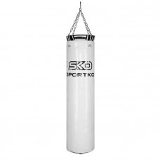 Boxing bag Sportko150/35/65 with chains MP-05 white