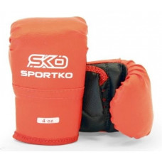 Boxing gloves SPORTKO PD2 Red 4 oz