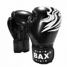 Боксерские перчатки BAX LEON 10-OZ BLACK