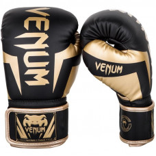 Боксерские перчатки VENUM 8-OZ BLACK-GOLD