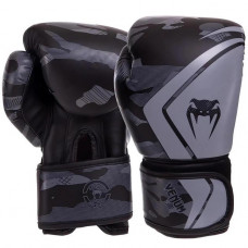 Боксерские перчатки VENUM 10-OZ BLACK-GRAY