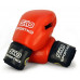 Boxing gloves SPORTKO leather PD1 red 12 oz 