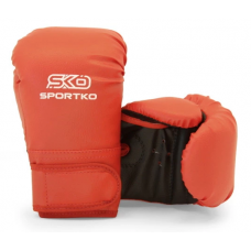 Boxing gloves SPORTKO PD2 Red 7 oz