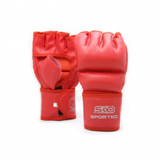 Open finger gloves Sportko PD-5 red M