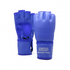 Open finger gloves Sportko PD-6 blue M