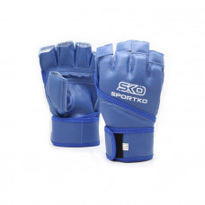 Open finger gloves Sportko PD-4 blue L