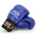 Boxing gloves SPORTKO leather PD1 blue 10 oz 