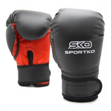 Boxing gloves SPORTKO PD2  black  6 oz 
