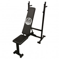 Bench for barbell + parallel bars BAR2FIT BF-2