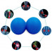 Massage ball double BAX blue