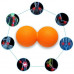 Massage ball double BAX orange