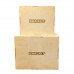 Set of plyometric boxes (Crossfit cabinet) BAR2FIT 75x60x50 and 60x50x40 cm 2 pcs.