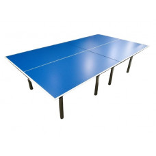 Universal tennis table with rackets SR-1 blue 18 mm