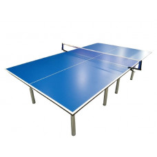 Теннисный стол универсальный с ракетками SR-1 синий 18 мм